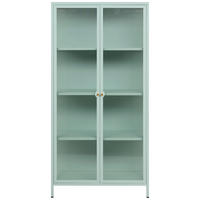 Vitrine Milton mint B/H/T: ca. 80x160x40 cm Milton - mint (80,00/160,00/40,00cm)