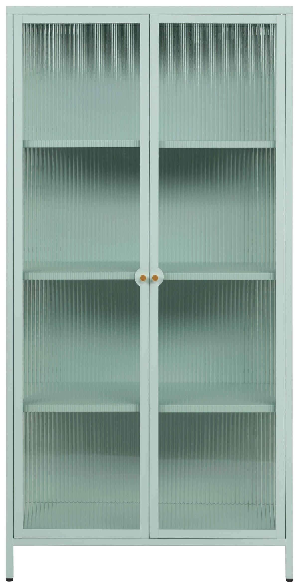 Vitrine Milton mint B/H/T: ca. 80x160x40 cm Milton - mint (80,00/160,00/40,00cm)