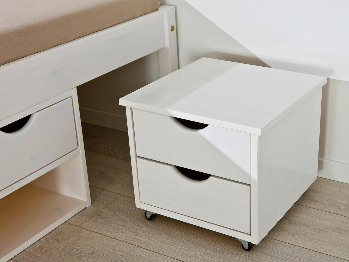 Funktionsbett Till weiß Liegefläche B/L: ca. 140x200 cm Till - weiß (209,00/48,00/146,00cm) - Inter Link