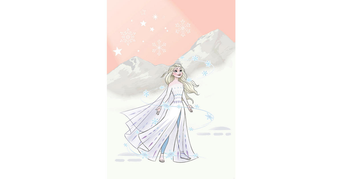Fototapete online cm B/H: POCO Komar Frozen ca. rosa weiß 200x280 IADX4-041 Winter Frozen bei ▷ Magic kaufen
