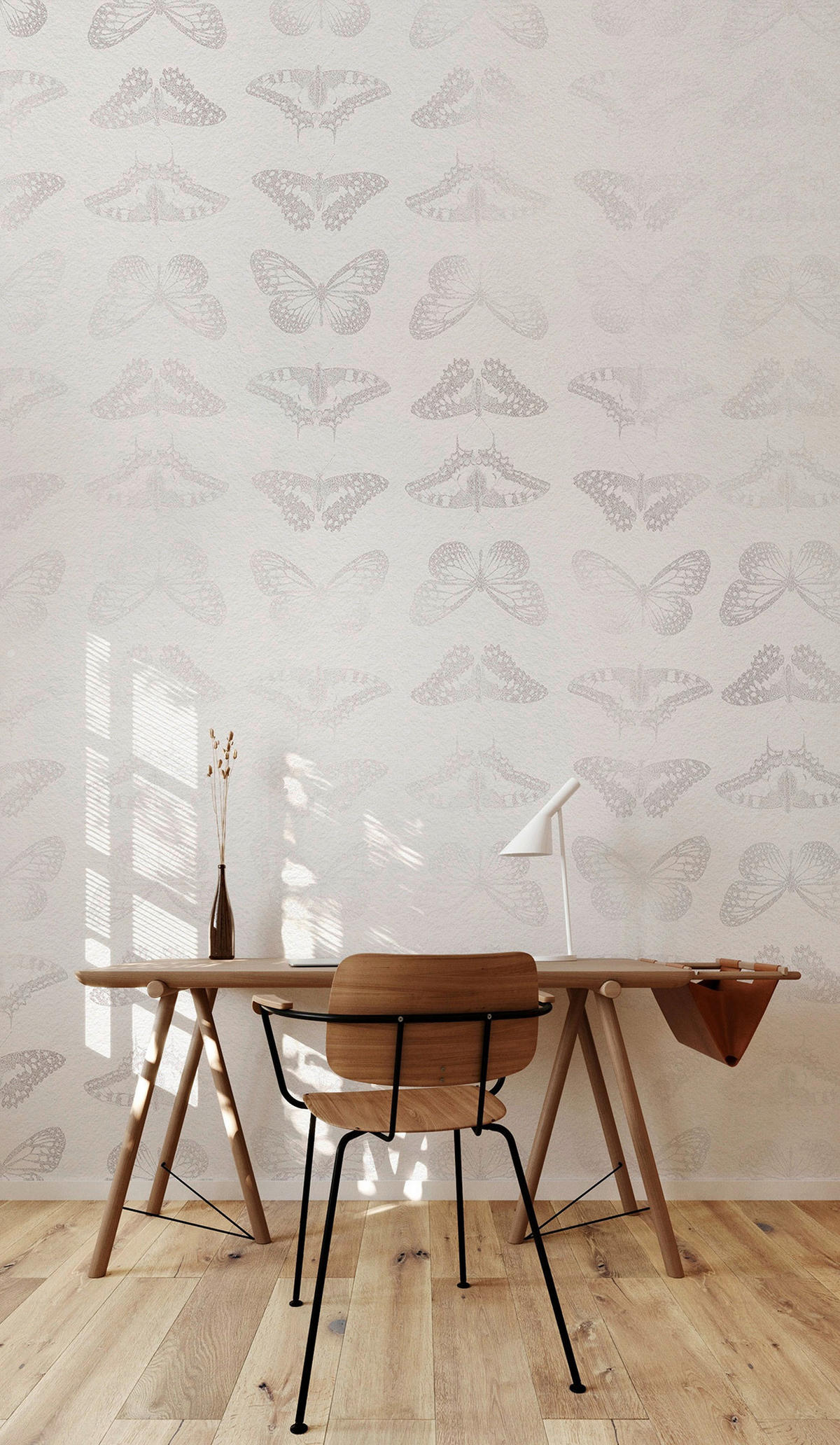 Komar Fototapete Mur de Papillons B/L: ca. 200x250 cm Mur de Papillons - (200,00/250,00cm) - Komar