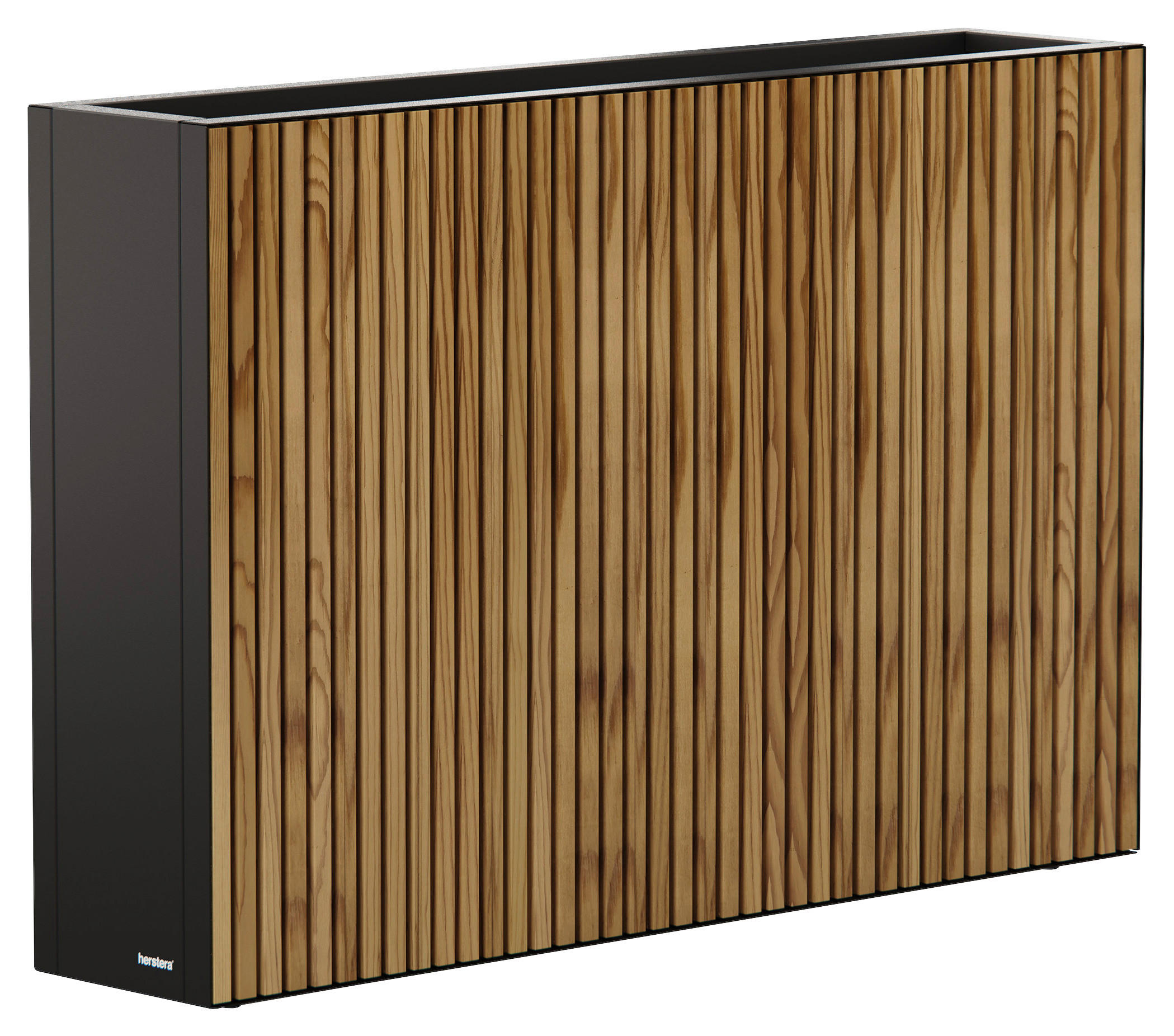 Herstera Garden Pflanzkübel Deco Planter schwarz Holz B/H/L: ca. 120x80x25 cm Deco Planter - schwarz (25,00/120,00/80,00cm) - Herstera Garden