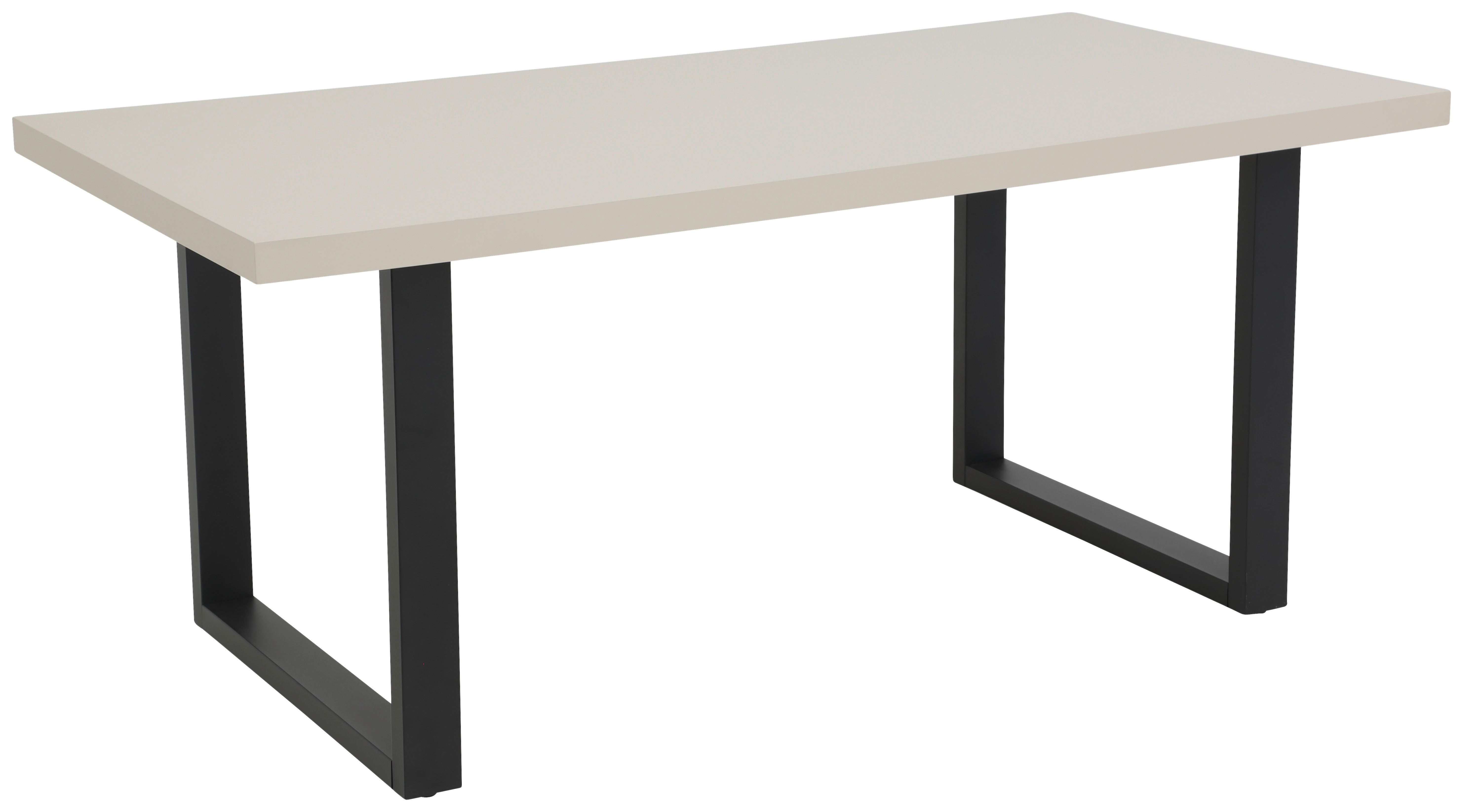 Esstisch Meran schwarz Cashmere B/H/T: ca. 180x76x90 cm Meran - schwarz/Cashmere (180,00/76,00/90,00cm) - Hela