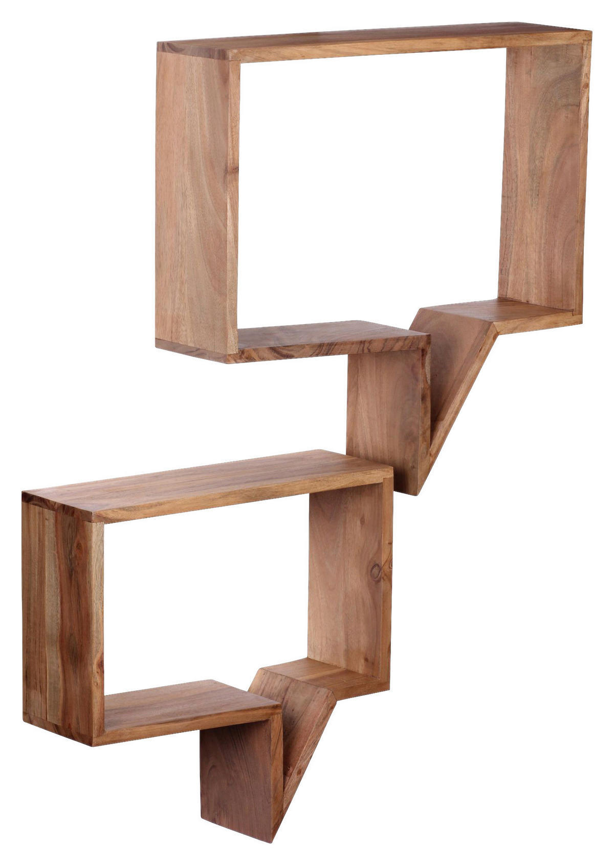 Wandregal natur B/H/T: ca. 50x49x13 cm Wandregal - natur (50,00/49,00/13,00cm) - Wohnling