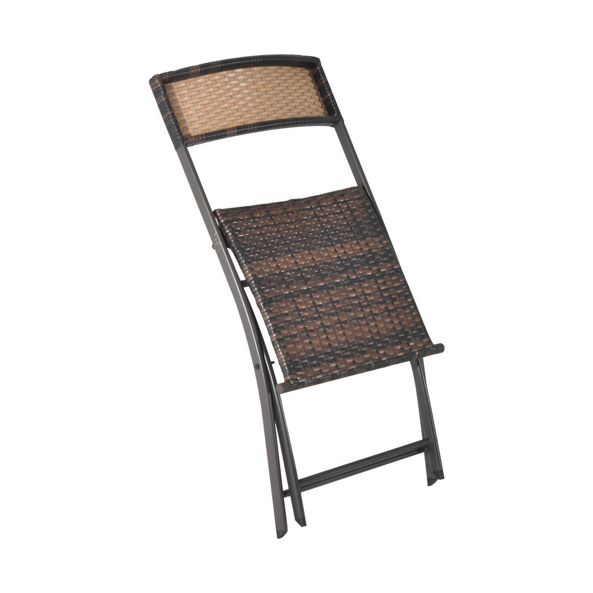 Outsunny Balkonset café braun Polyrattan Balkonset_3tlg. - café braun - Outsunny
