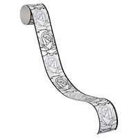 A.S.Creation Bordüre grau schwarz weiß B/H/D: ca. 5x500x5,5 cm Bordüre_selbstklebend - weiß/schwarz (5,50/500,00cm) - A.S.Creation