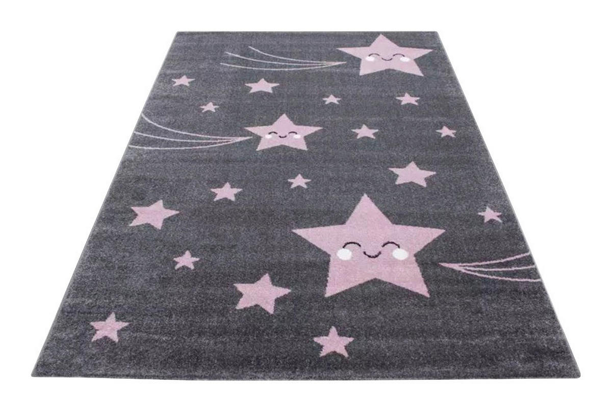 Ayyildiz Teppich KIDS pink B/L: ca. 160x230 cm KIDS - pink (160,00/230,00cm) - Ayyildiz