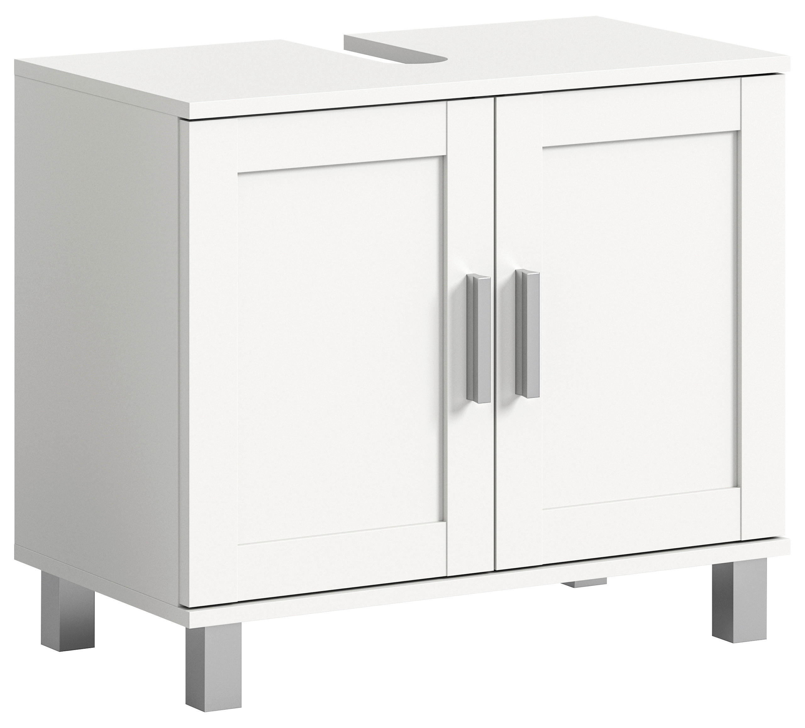 Waschbeckenunterschrank Mood weiß B/H/T: ca. 65x56x35 cm Mood - weiß (65,00/56,00/35,00cm)