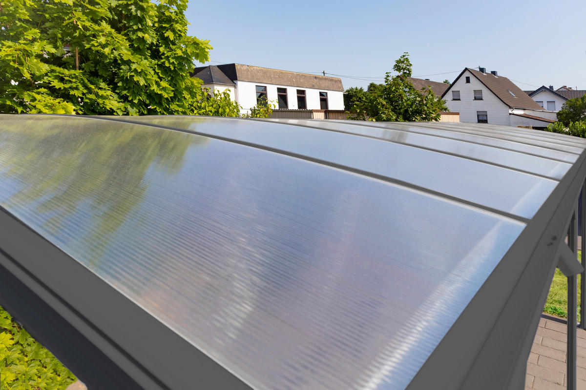Westmann Carport 17m² B/H/T: ca. 300x220x576 cm 17m² - anthrazit (300,00/220,00/576,00cm) - Westmann