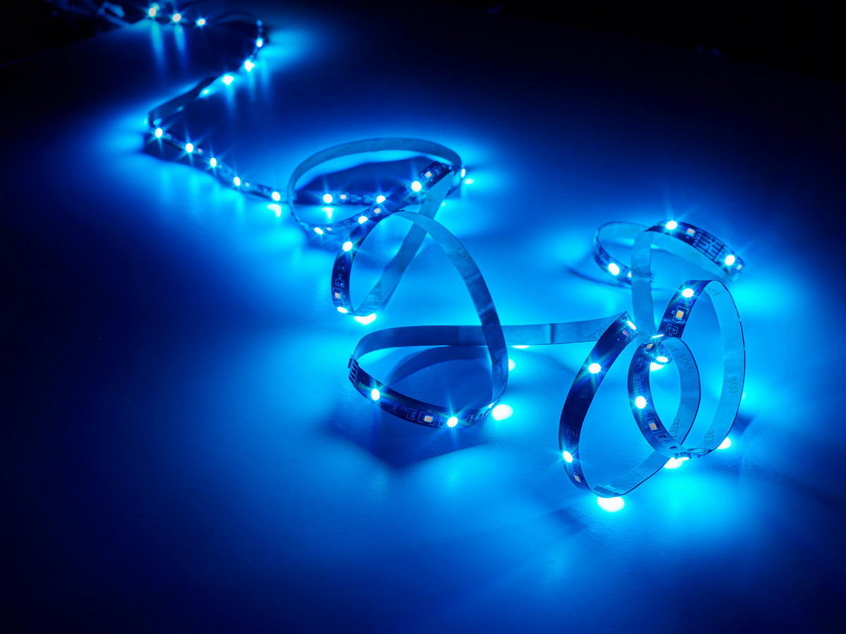 Lichtband schwarz Kunststoff B/L: ca. 1x300 cm LED-Lichtband_Grip - schwarz (1,00/300,00cm)