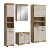 Badezimmer-Set Scout Evoke Oak Nachbildung Kaschmirgrau Nachbildung B/H/T: ca. 201x191x34 cm Scout - Kaschmirgrau (201,00/191,00/34,00cm) - xonox.home