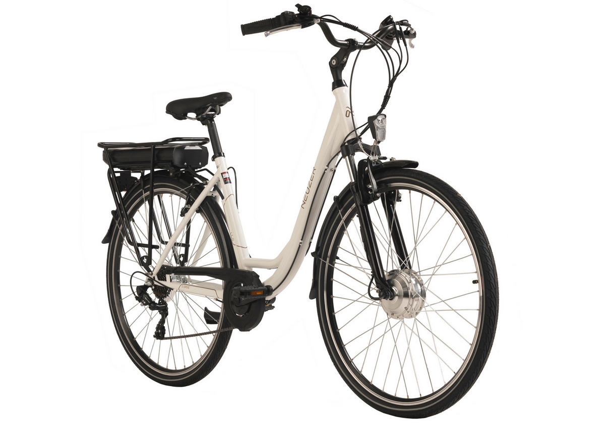 Hollandia City E-Bike Lido 333E 28 Zoll Rahmenhöhe 49 cm 7 Gänge weiß weiß ca. 250 W ca. 36 V ca. 28 Zoll Lido - weiß - Hollandia