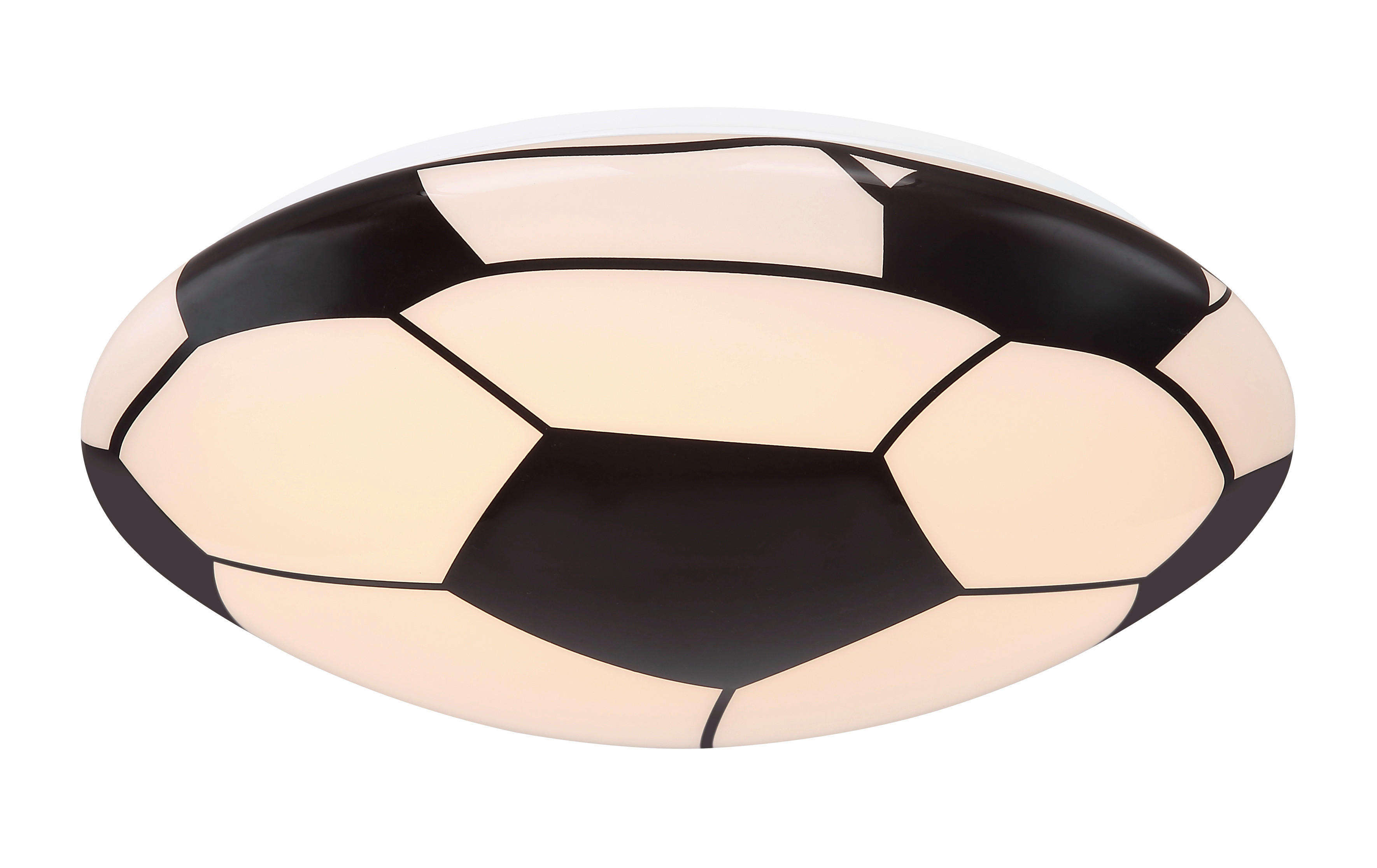 GLOBO LED-Deckenleuchte schwarz weiß Metall H/D: ca. 10x36 cm LEMMI - weiß/schwarz (36,00/10,00cm) - GLOBO