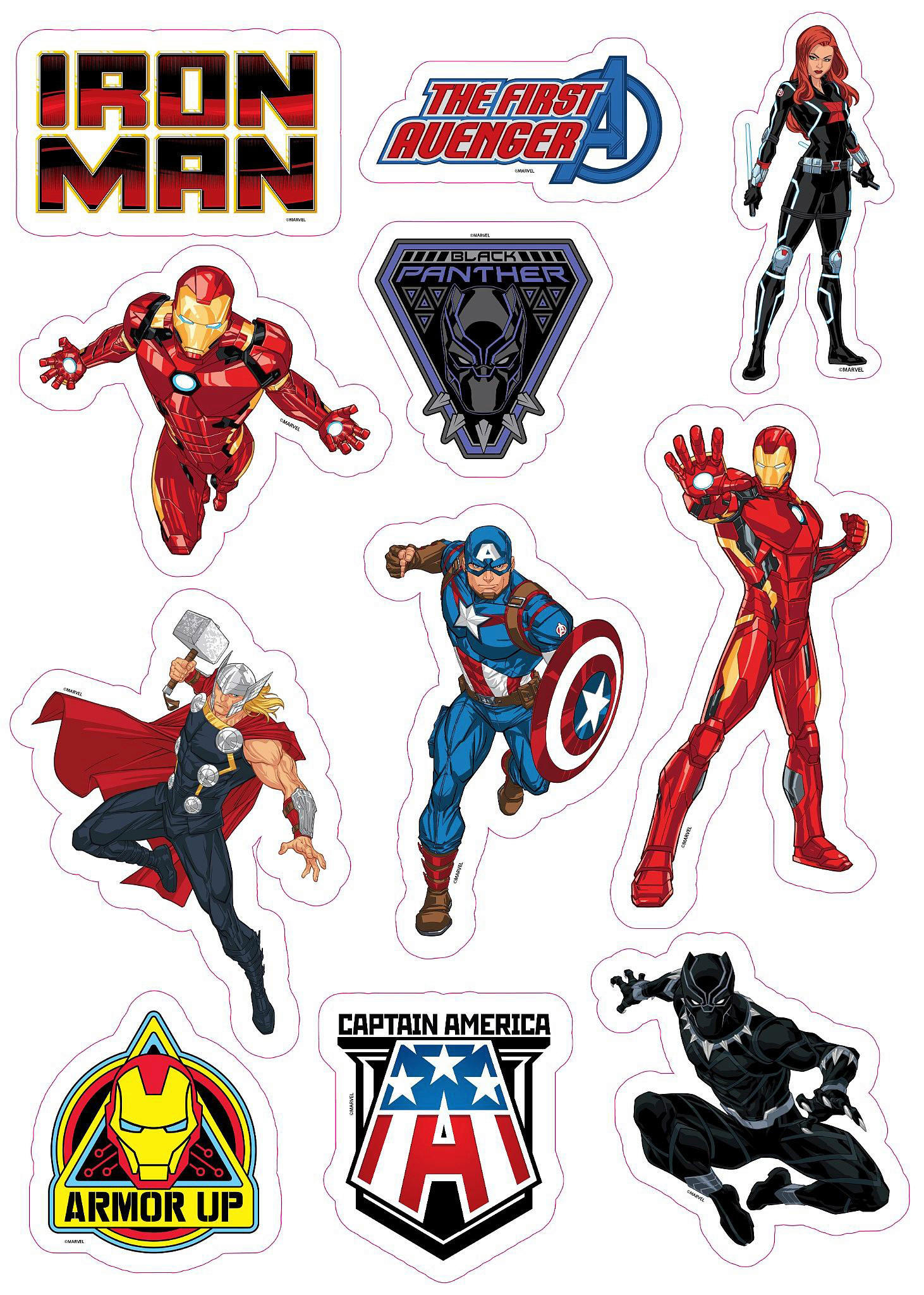Wandsticker B/L: ca. 50x70 cm Wandsticker_Avengers - (50,00/70,00cm)
