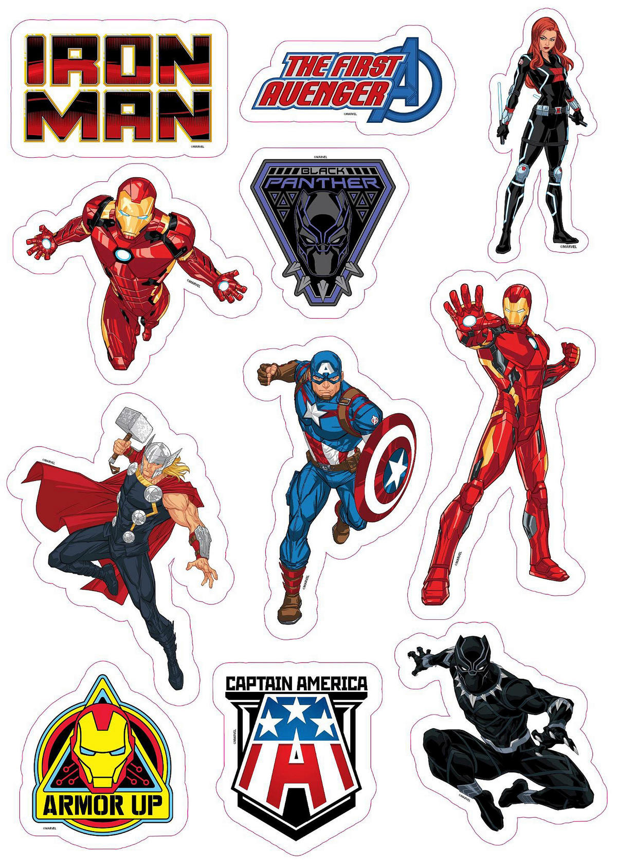 Wandsticker B/L: ca. 50x70 cm Wandsticker_Avengers - (50,00/70,00cm)