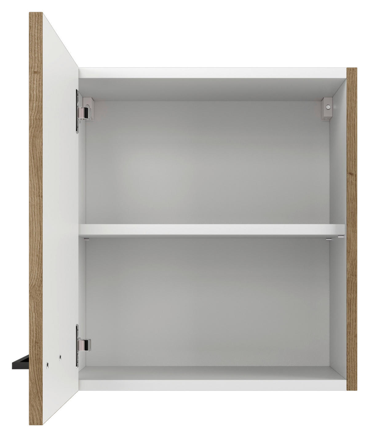 Flex-Well Hängeschrank Cara grün B/H/T: ca. 50x54,8x32 cm Cara - Eiche/schwarz (50,00/54,80/32,00cm) - Flex-Well