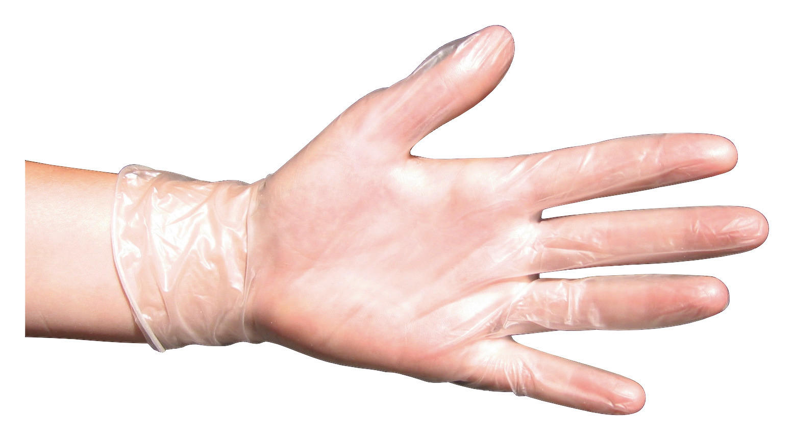 Handschuhe transparent Einmalhandschuhe_Vinyl_100Stck. - transparent