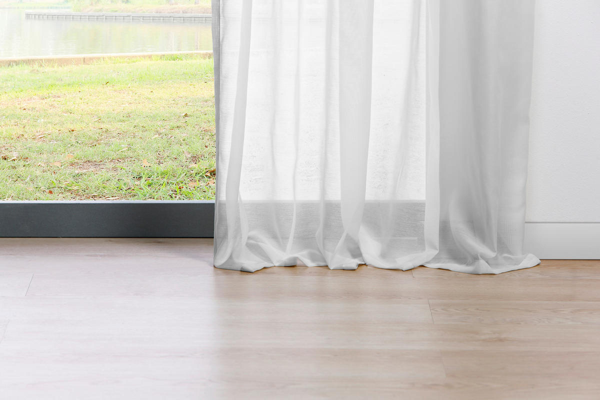 Kombivorhang 2er Pack Pure weiß B/L: ca. 135x245 cm Pure - weiß (135,00/245,00cm)