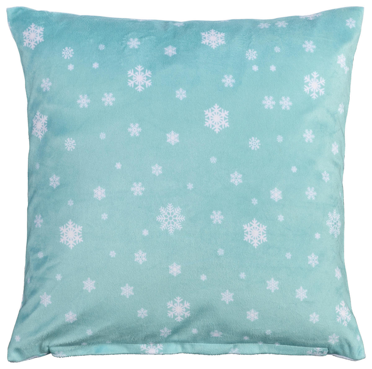 Dekokissen Dekokissen_Schneemann 45x45cm - blau (45,00/45,00cm)