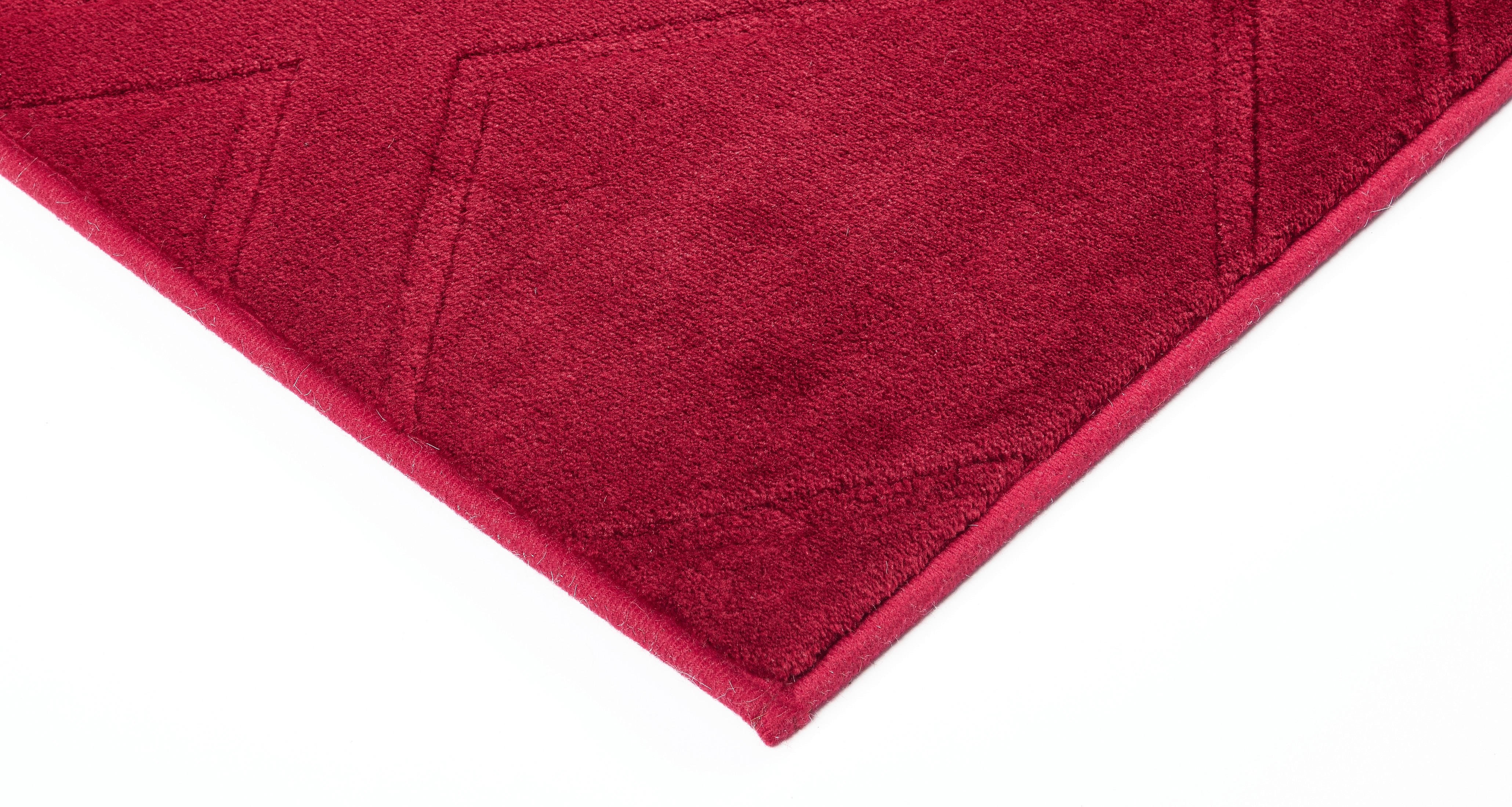 Fellimitat Monaco rot B/L: ca. 160x230 cm Monaco - rot (160,00/230,00cm)