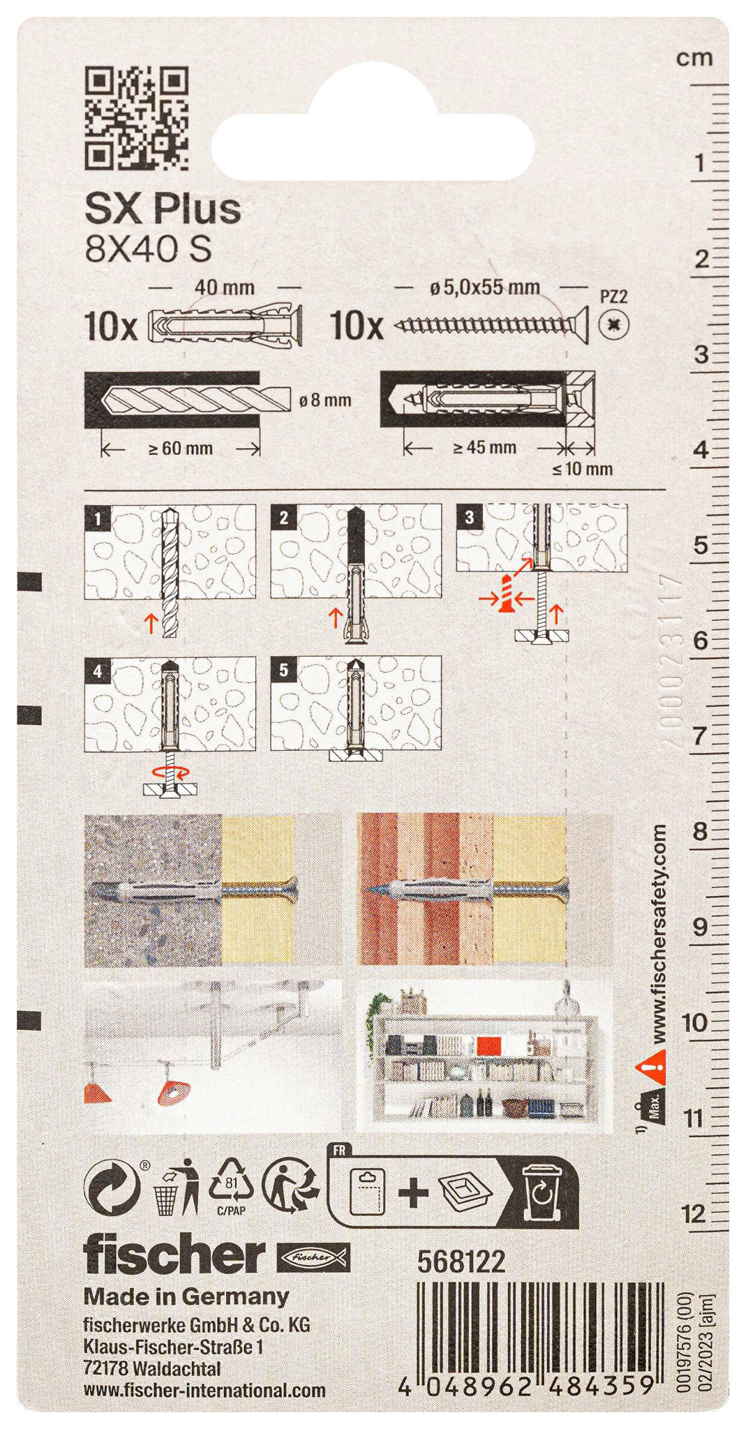 fischer Dübel- und Schraubenset Dübel-/u.Schraubenset_fischer - fischer
