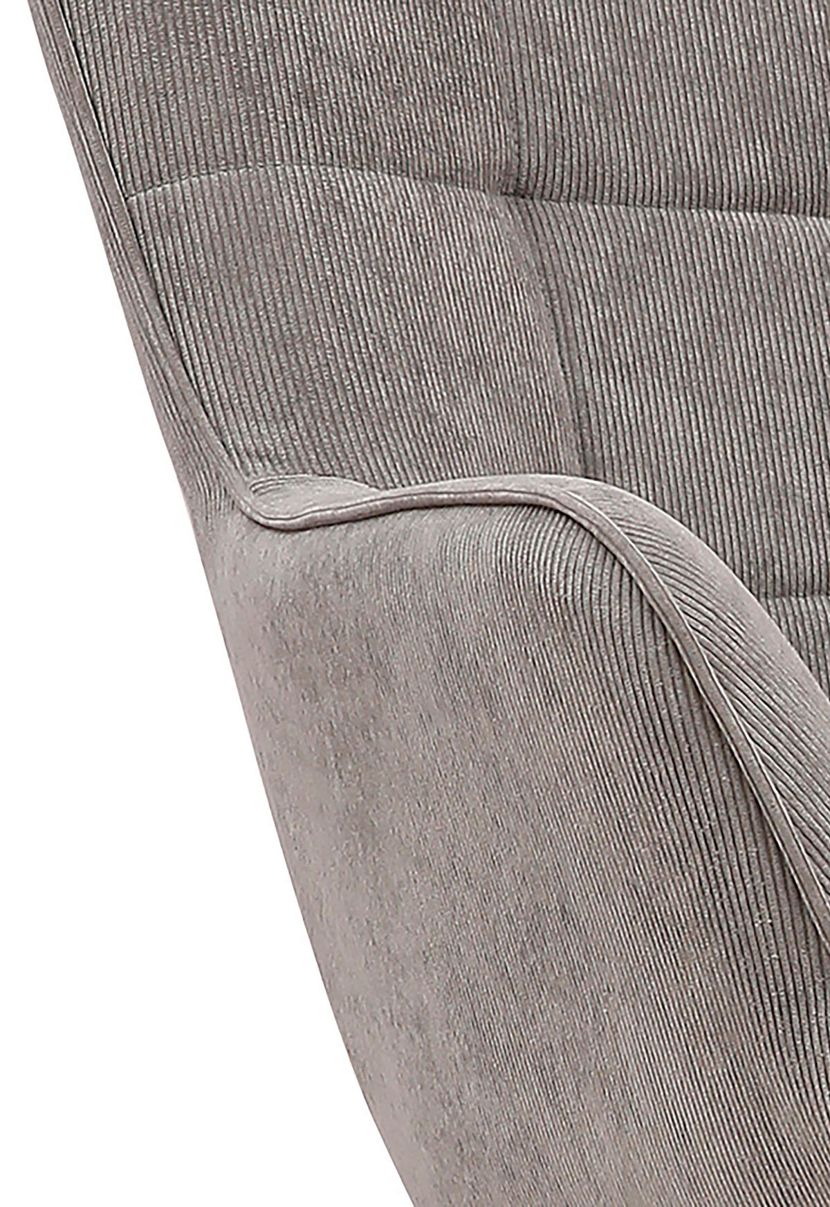 byLIVING Schaukelstuhl RICHIE grau schwarz natur Stoff Metall Buche B/H/T: ca. 72x92x92 cm RICHIE - natur/schwarz (72,00/92,00/92,00cm) - byLIVING