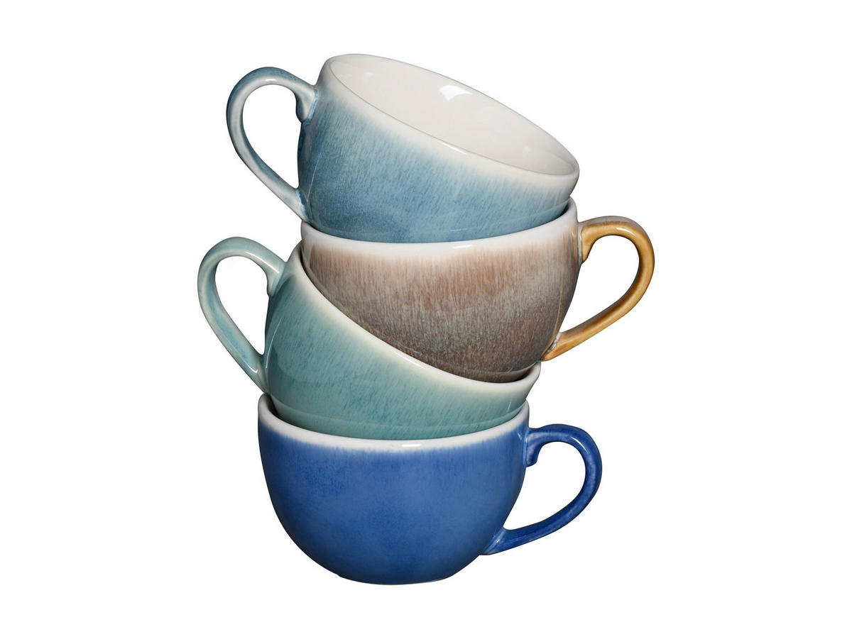 CreaTable Tafelservice Caldera mehrfarbig Steinzeug 8 tlg. Caldera - mehrfarbig (30,00/30,00/17,00cm) - CreaTable