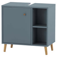 Waschbeckenunterschrank Bjarne Fjordblau B/H/T: ca. 60,2x59,3x33 cm Bjarne - Fjordblau (60,20/59,30/33,00cm) - Möbelpartner