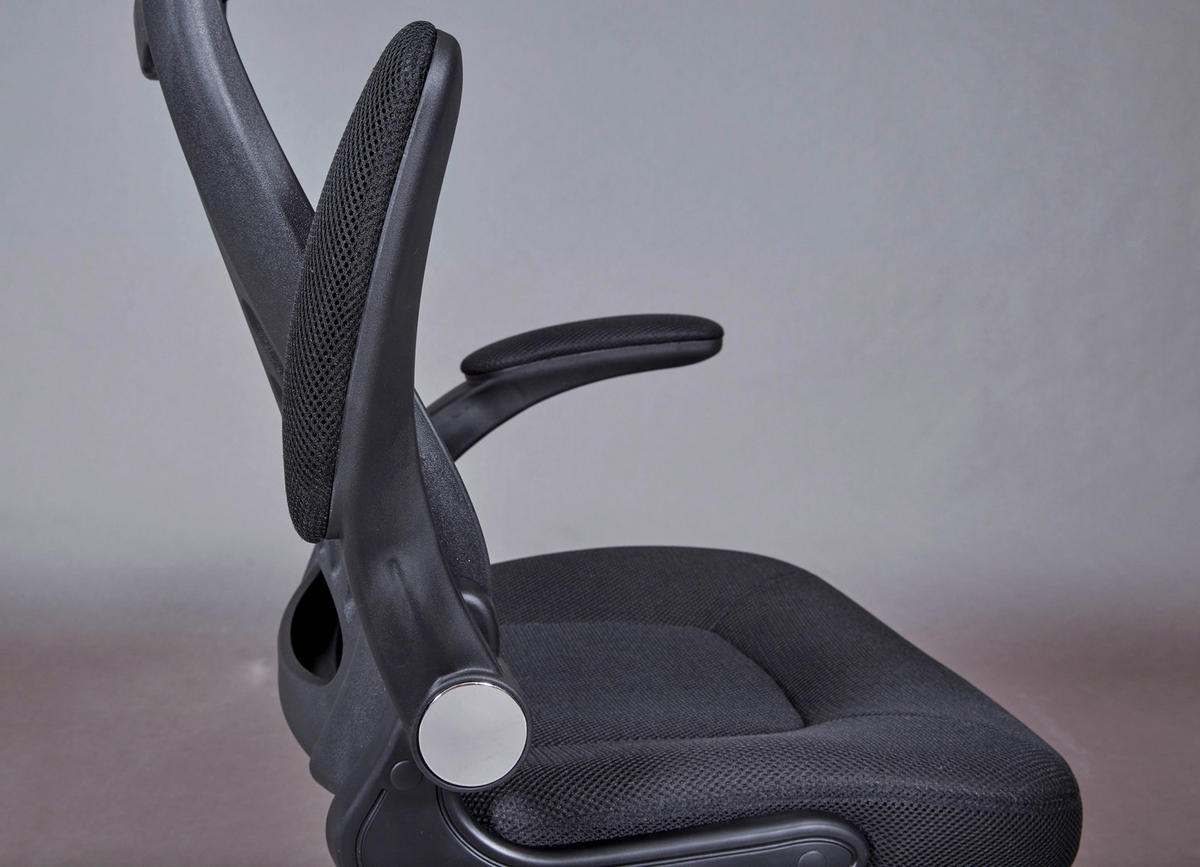 Drehstuhl XL Tecwork schwarz Textil XL Tecwork - schwarz (65,00/68,00/114,00cm) - Inter Link