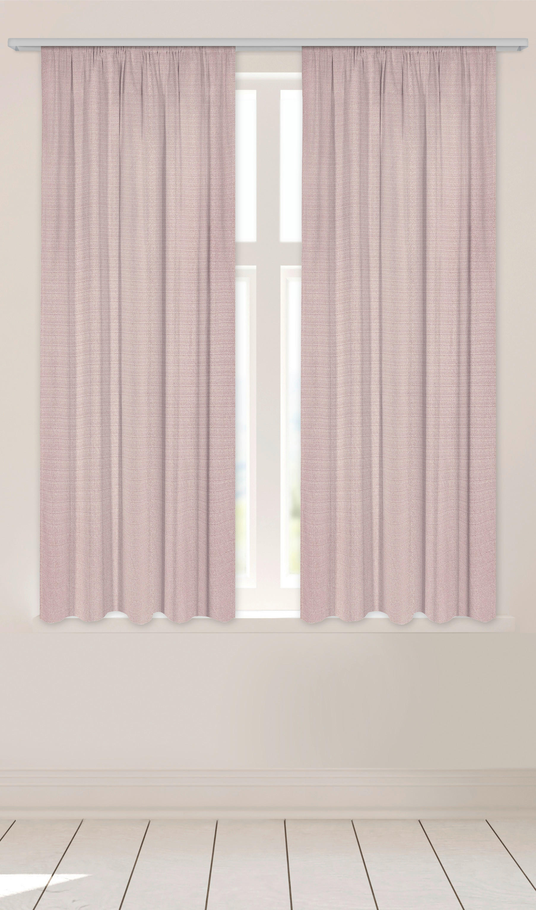Dekovorhang Leo rosa B/L: ca. 135x170 cm Leo - rosa (135,00/170,00cm)