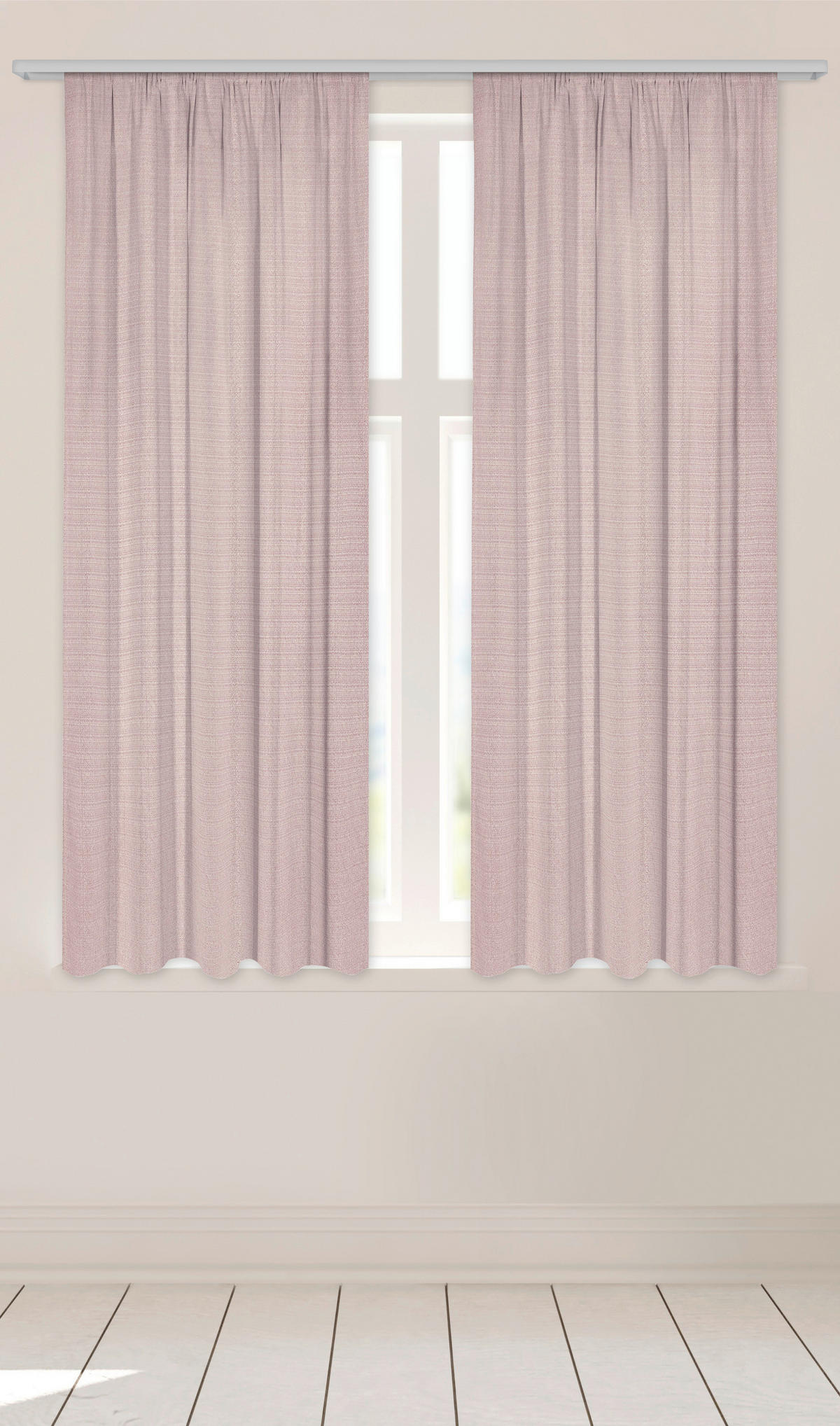 Dekovorhang Leo rosa B/L: ca. 135x170 cm Leo - rosa (135,00/170,00cm)