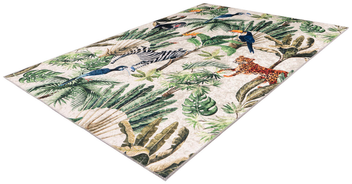 Obsession Teppich My Jungle Multi B/L: ca. 160x230 cm My Jungle - Multi (160,00/230,00cm) - Obsession