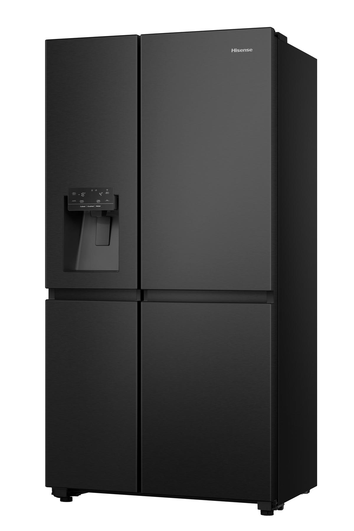 Hisense Side-by-Side S818N4TFE schwarz B/H/T: ca. 91x179x73 cm Side-by-Side_RS818N4TFE - schwarz (91,00/179,00/73,00cm) - Hisense