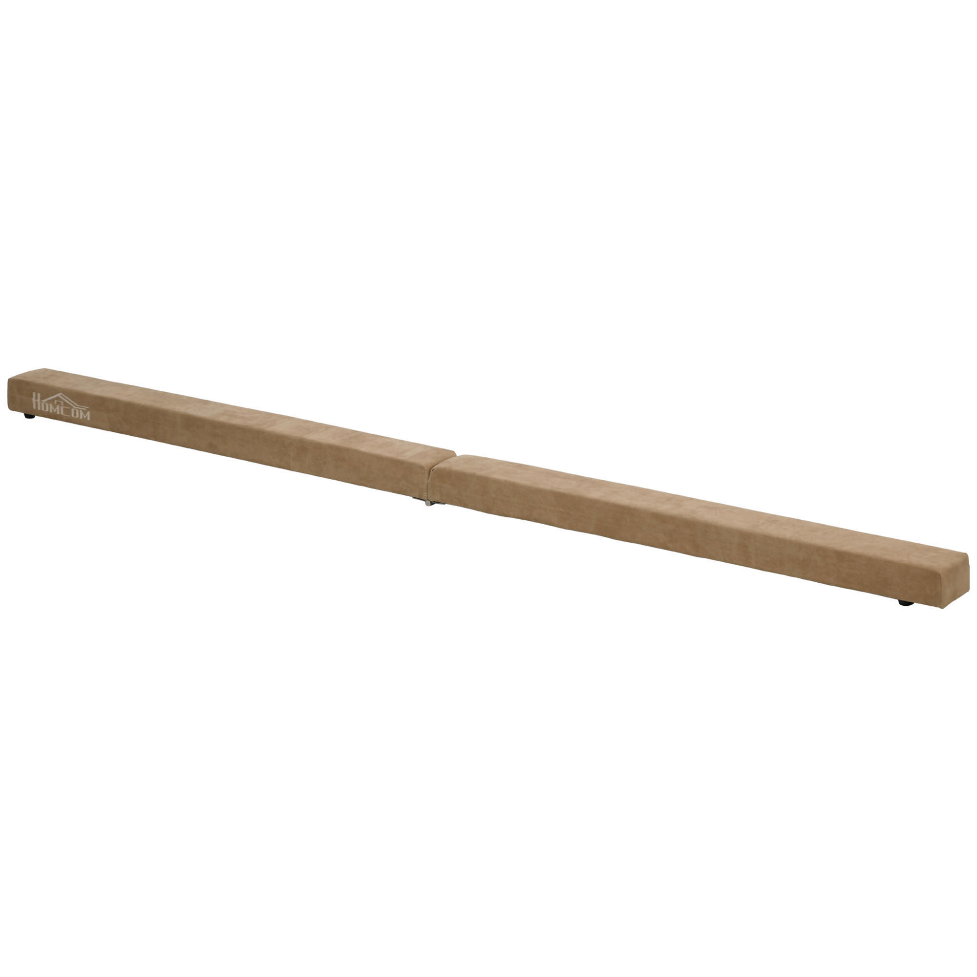 HOMCOM Schwebebalken braun Polyester B/H/L: ca. 10x6,5x210 cm Schwebebalken - braun (210,00/10,00/6,50cm) - HOMCOM