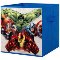 Stoffbox Avengers blau B/H/T: ca. 32x32x32 cm Avengers - blau (32,00/32,00/32,00cm)