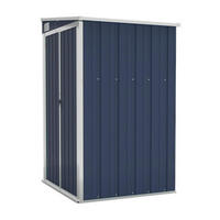 vidaXL Gartenhaus anthrazit B/H/T: ca. 118x178x100 cm Gartenhaus - anthrazit (118,00/178,00/100,00cm) - vidaXL