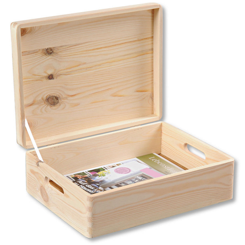 Thumbnail - Kesper Allzweckkiste natur Kiefer B/H/L: ca. 29x13,5x39 cm