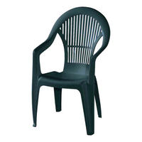 ProGarden Stapelsessel Vega grün Kunststoff B/H/L: ca. 54x93x57 cm Vega - grün (57,00/54,00/93,00cm) - ProGarden