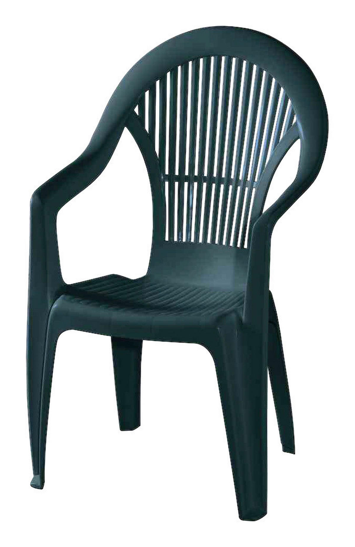 ProGarden Stapelsessel Vega grün Kunststoff B/H/L: ca. 54x93x57 cm Vega - grün (57,00/54,00/93,00cm) - ProGarden