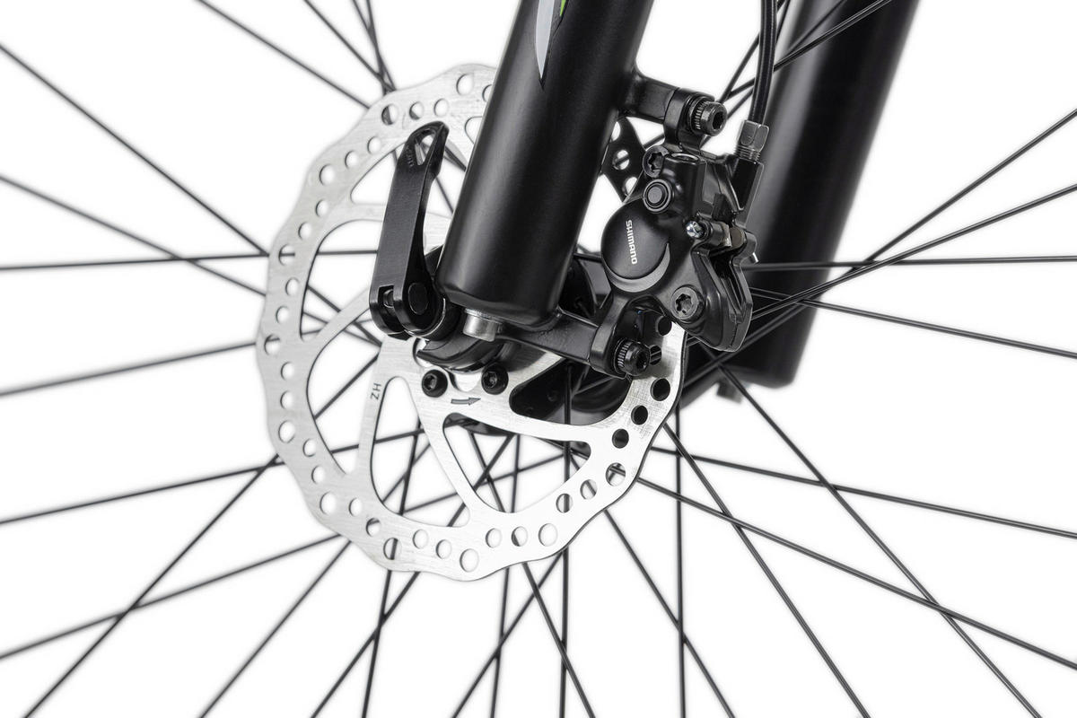 KS-Cycling Mountain-Bike Xceed 27,5" Xceed 27,5 Zoll Rahmenhöhe 46 cm 24 Gänge schwarz schwarz ca. 27,5 Zoll Xceed - schwarz/grün - KS-Cycling