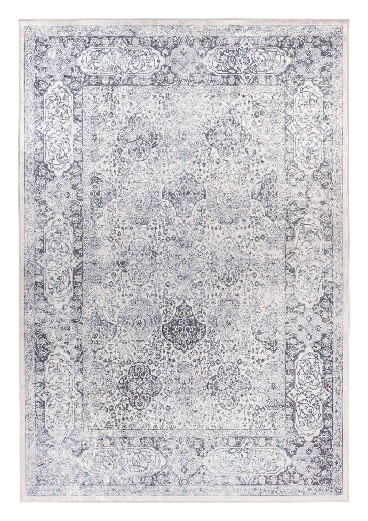 Padiro Flachflorteppich Rhodin 1250 grau B/H/L: ca. 80x0,6x150 cm Rhodin 1250 - grau (150,00/80,00/0,60cm) - Padiro