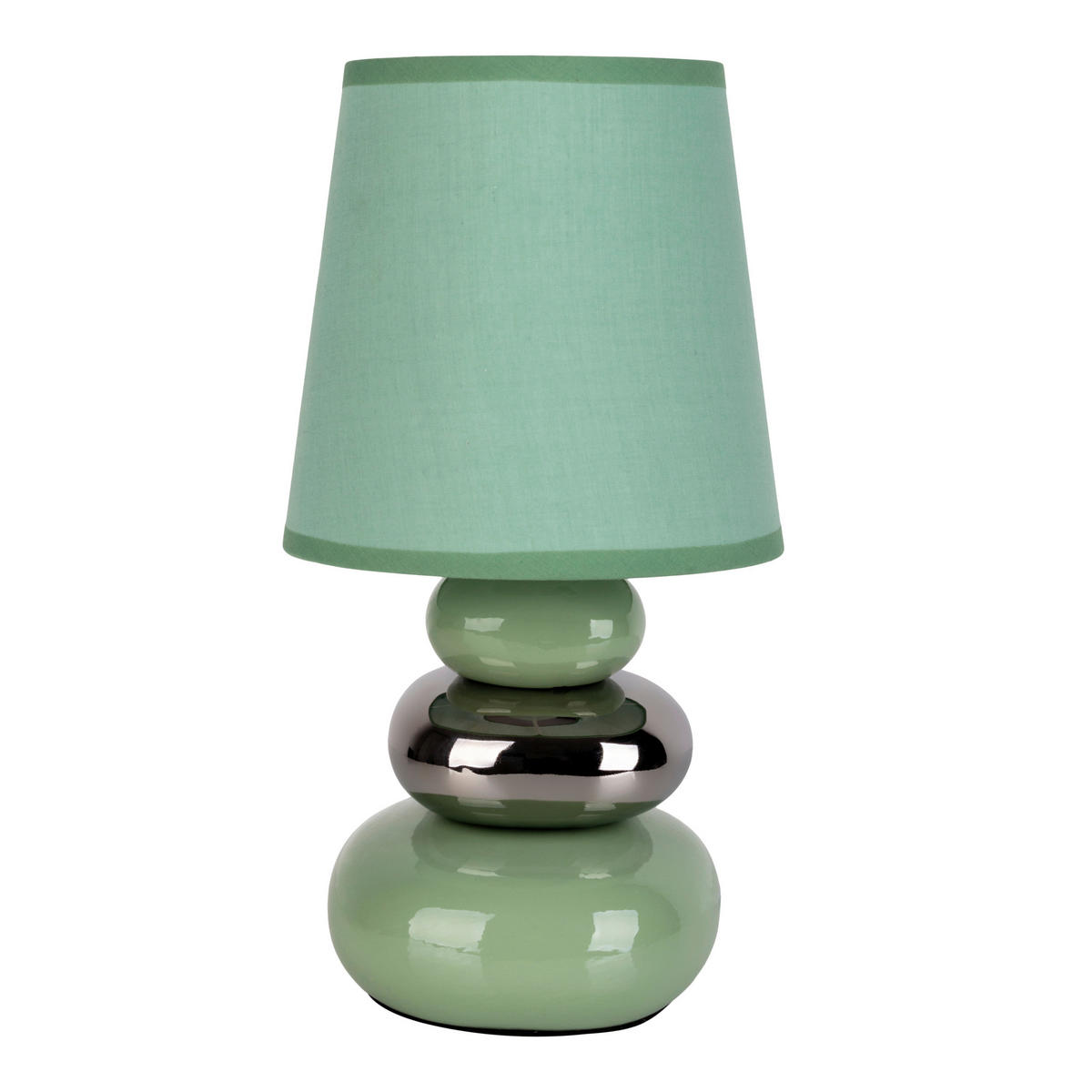 Näve Leuchten Tischleuchte 3045349 mint Keramik B/H/T: ca. 16x31x16 cm E14 1 Brennstellen Stoney - mint (16,00/31,00/16,00cm) - Näve Leuchten