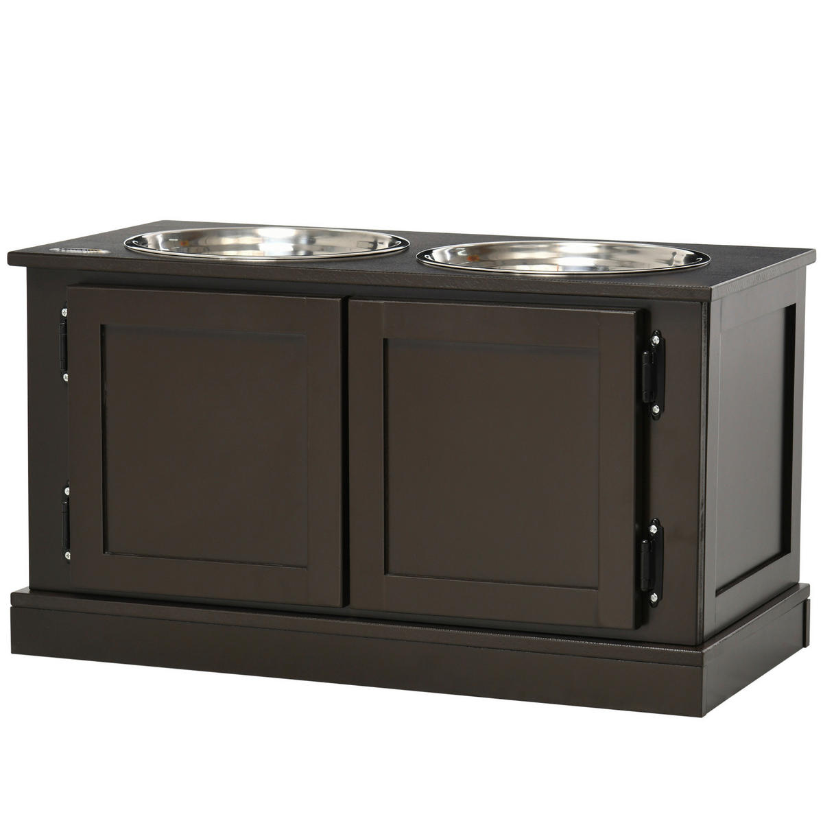 PawHut Hundenapf kaffee MDF B/H/L: ca. 30x34x60 cm Hundenapf - kaffee (60,00/30,00/34,00cm) - PawHut