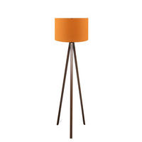 Opviq Stehleuchte orange MDF PVC B/H/T/L/D: ca. 38x140x38x38x38 cm E27 1 Brennstellen AYD - orange (38,00/38,00/140,00cm) - Opviq