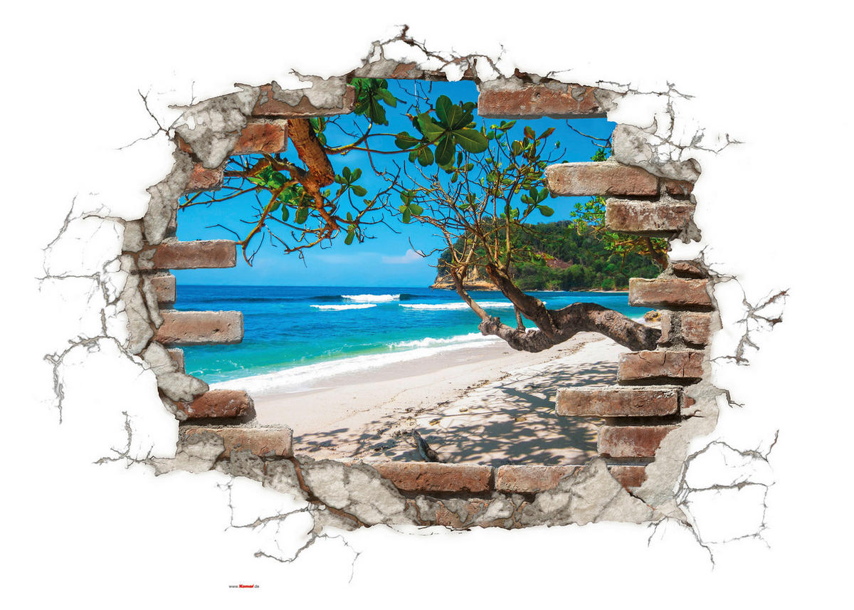 Komar Wandtattoo Break Out Landschaft Break Out B/L: ca. 50x70 cm Break Out - (50,00/70,00cm) - Komar