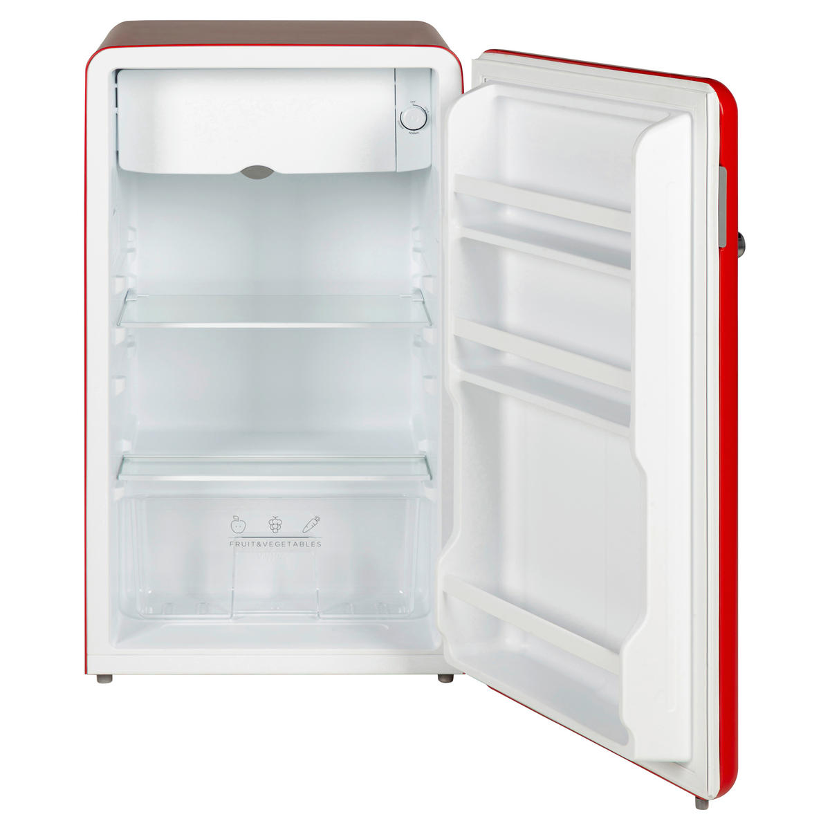 POCOline Stand-Kühlschrank KS84-93ESG rot B/H/T: ca. 49x84x46 cm Stand-Kühlschrank KS 84-93 ERG - rot (49,00/84,00/46,00cm) - POCOline