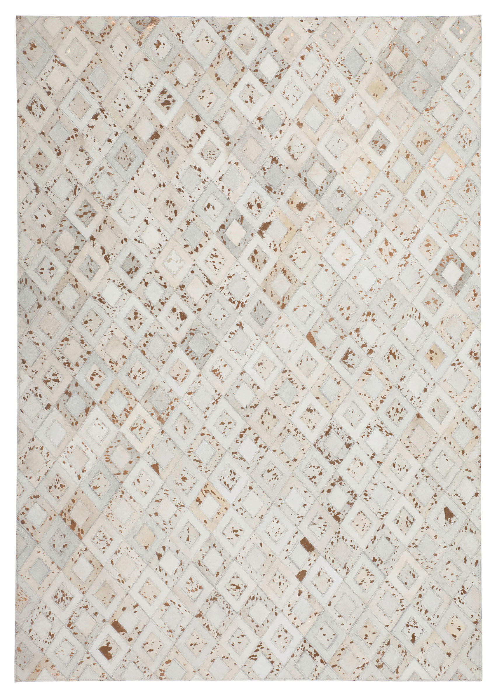 360Living Teppich Dazzle Chrom B/L: ca. 160x230 cm Dazzle - Chrom/elfenbein (160,00/230,00cm) - 360Living