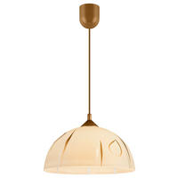 Lamkur Pendelleuchte MARCY 28033 gold Glas H/L: ca. 70x30 cm E27 1 Brennstellen Marcy - gold (30,00cm) - Lamkur
