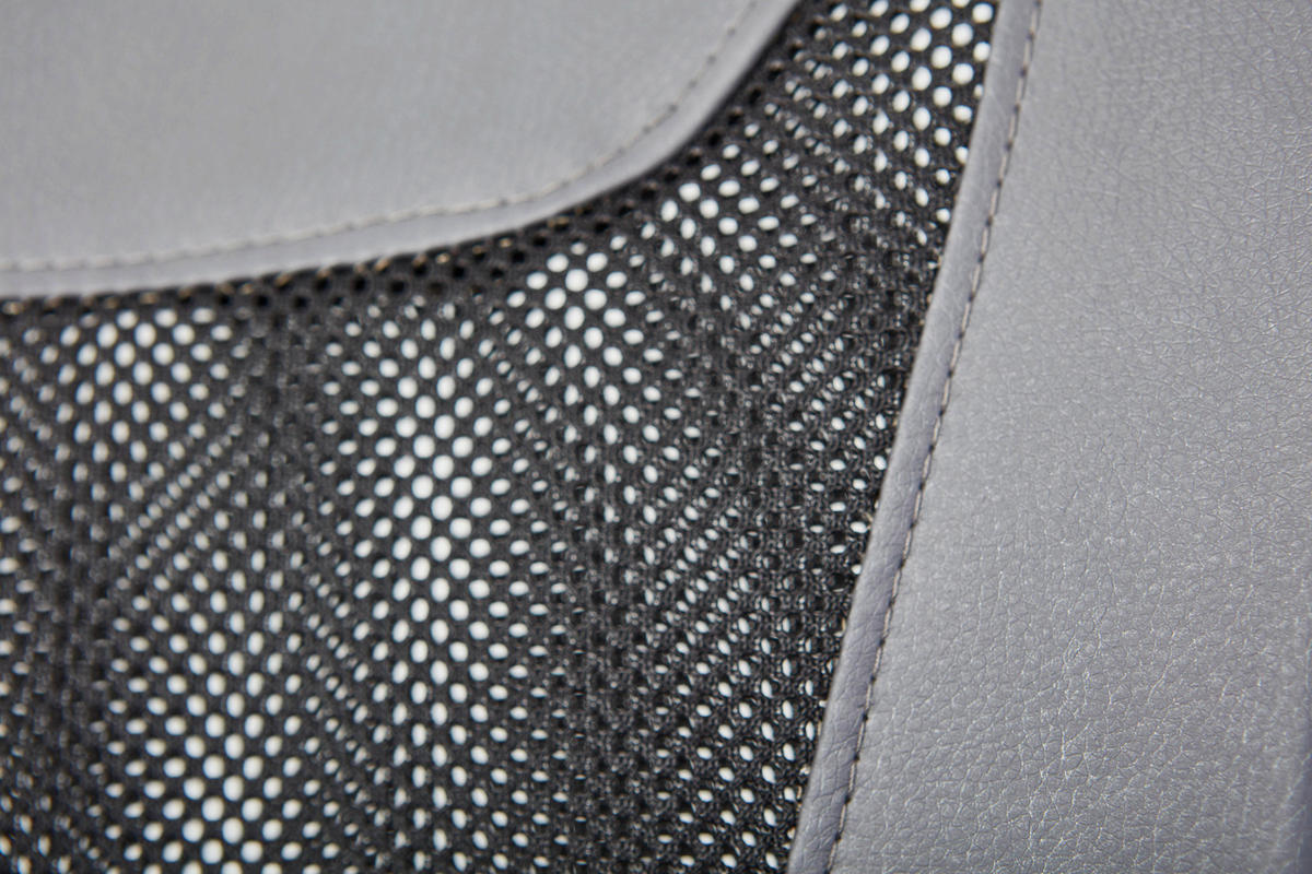 Drehstuhl Donny grau schwarz Kunstleder Netzstoff Metall Donny - schwarz/grau (55,00/85,00/54,50cm) - Inter Link