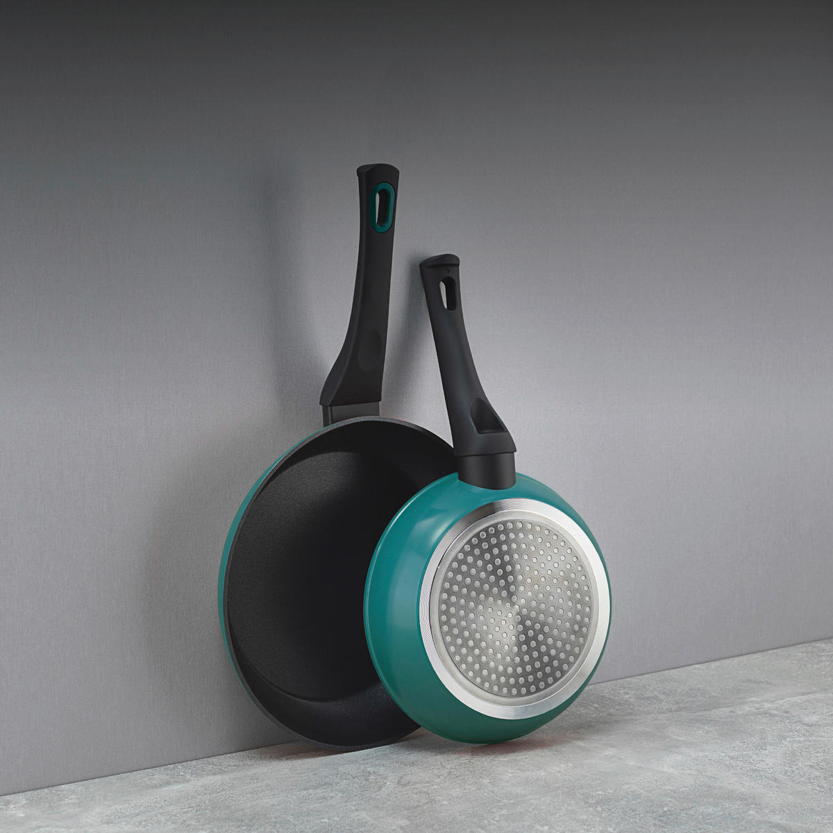 BERGNER Pfannenset Classique grün Aluminium Classique - grün - BERGNER
